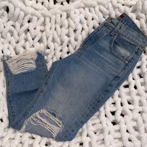 7 FOR ALL MANKIND Ripped Boyfriend Jeans